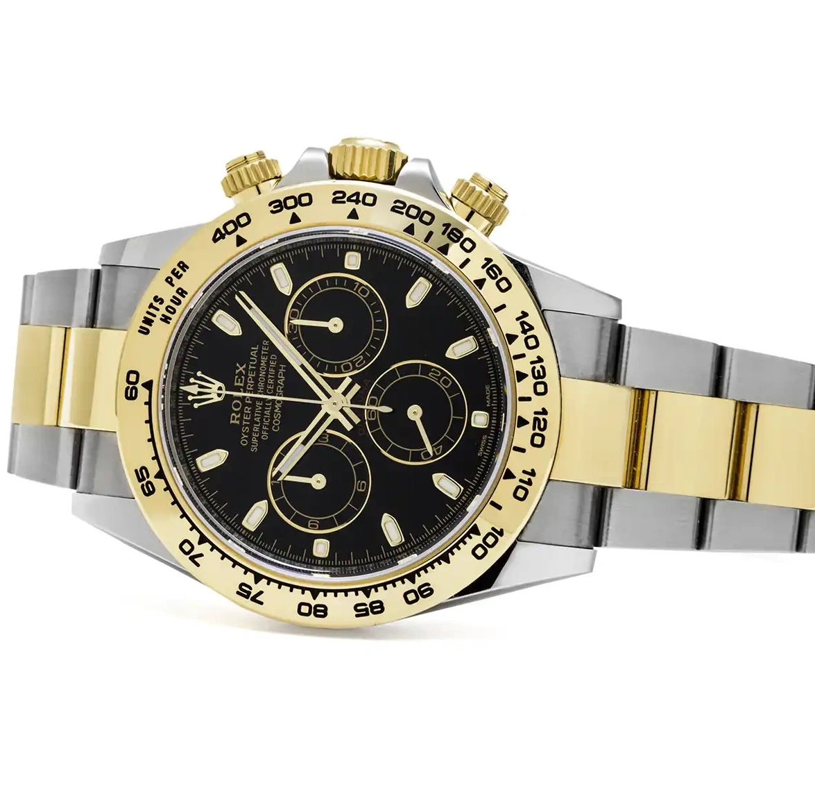 PrestigiousJewellers Stainless Daytona Steel Yellow & 116503 Gold Rolex 0710